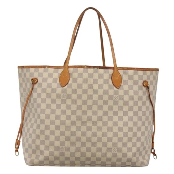 LOUIS VUITTON Damier Azur Neverfull GM Tote Bag - Picture 9 of 14
